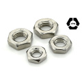 DIN439 Hex Jam Nut Aço Inoxidável